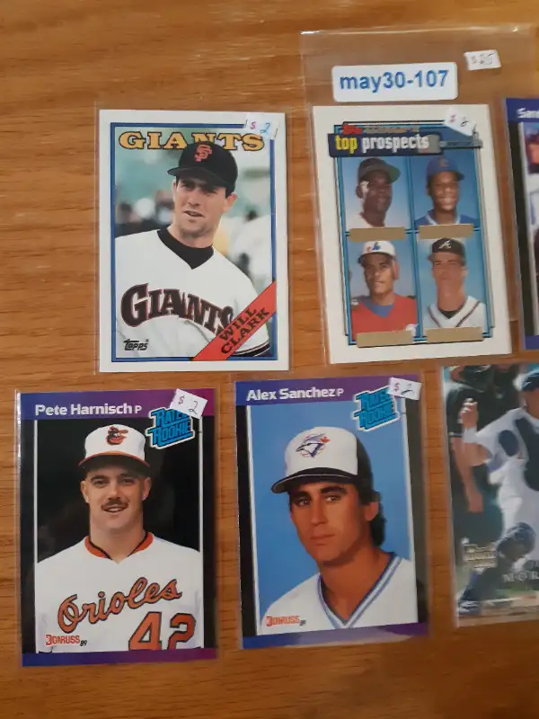 Baseball rookie lot Cordero Chipper Franco Sosa Morales Sanchez63234884912899120