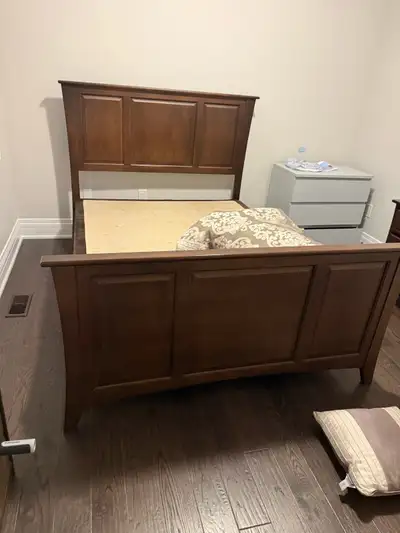 Queen size bed, furniture set with Night table, View more
