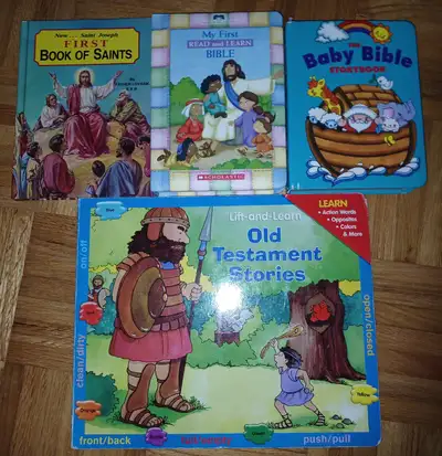 4 Christian books / bible for kids, View more