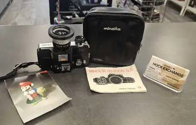 MINOLTA 110 Zoom SLR Camera, View more