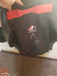 Team Canada back pack hockey bag with wheels