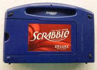 Hasbro Deluxe Edition Scrabble Board Game #16807 in Travel Case.