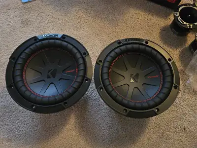 Kicker 48CWR84 CompR 8" 300W RMS Car Subwoofer - Dual 4 Ohm, View more