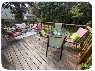 Spacious and bright entire 3-bedroom, 1.5-bath single detached house available NOW for rent just off...