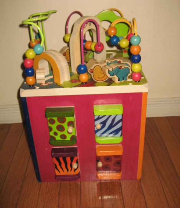 B. Toys Zany Zoo, Wooden Activity Cube / IKEA Roller Coaster in Toys in City of Toronto - Image 3