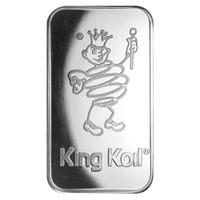 Johnson Matthey KING KOIL - 1 oz. .999 Fine Silver Bar