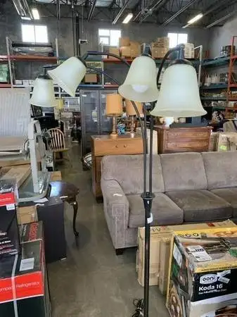 DECORATIVE 4 PENDANT FLOOR LAMP, View more