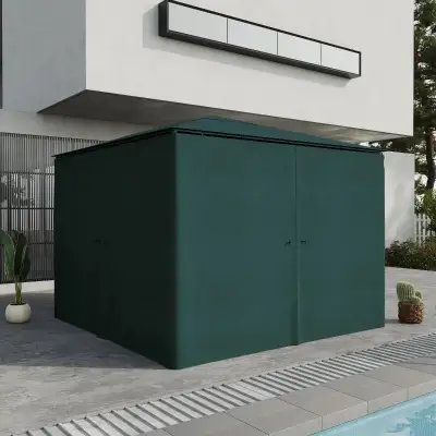 10' x 10' Universal Gazebo Sidewall Set with 4 Panels, Hooks/C-R, View more