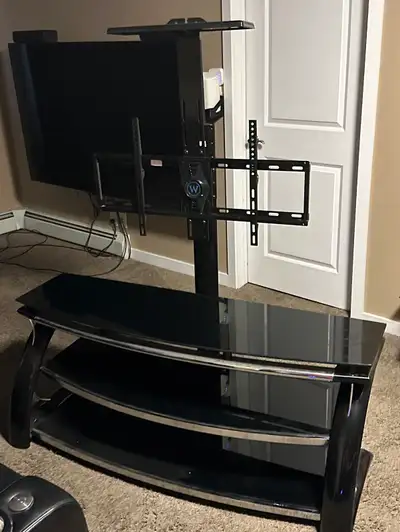 TV Stand (metal and glass), View more
