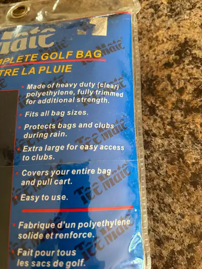 Golf bag rain cover, View more