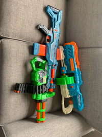 Nerf guns (no bullets)