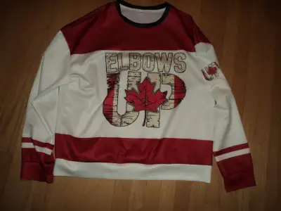 ELBOWS UP HOCKEY JERSEY, View more