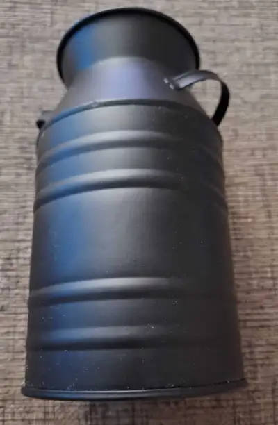 Decorative Black Metal Milk Can/rustic vase, View more