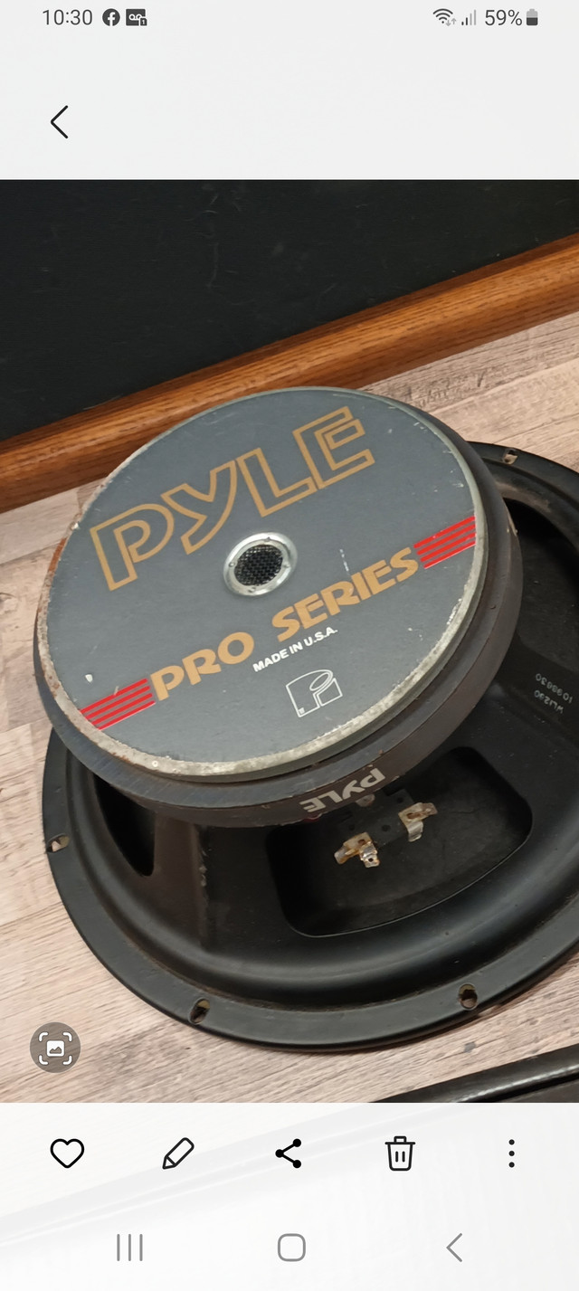 PYLE, Pro Series, 12" subwoofer, car audio, Vintage 80's/90's, M in Speakers in Hamilton
