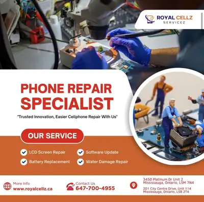 iPhone, Samsung & Tablet Repairs – Phone Fix Mississauga On Site, View more