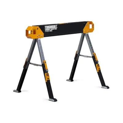 2  TOUGHBUILT Folding Sawhorses 1300LB capacity, View more
