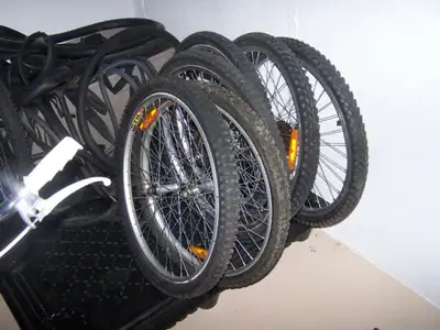 Good Used Aluminum Alloy Mountain Bicycle Wheels., View more