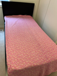 One week used Bed frame with Mattress 