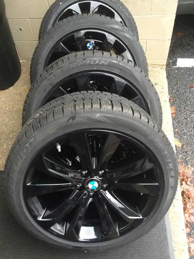 *** BMW X5 20" Genuine BMW OEM Rims NEW Pirelli winter tires*** in Tires & Rims in City of Toronto - Image 4