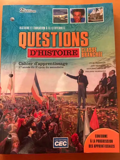 Questions d’Histoire Classe Branché Cahier d’apprentissage , View more