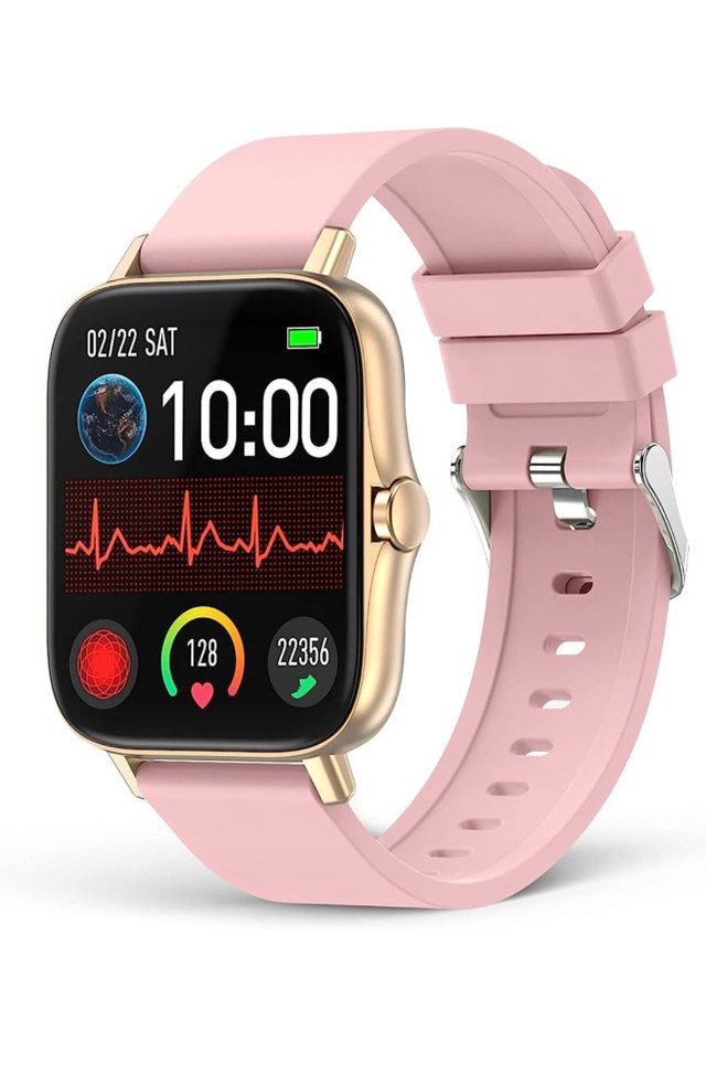 NEW PINK Smart Watch Bluetooth Call Answer/Dial + MORE in General Electronics in London