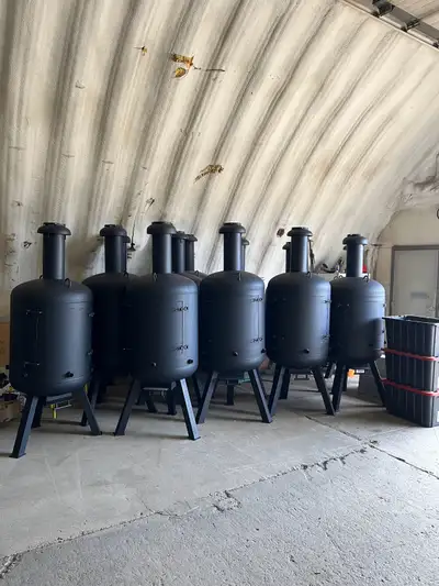 Farm yard or Acreage Incinerator 125 gallon recycled propane tank Taking orders!! If you’re interest...