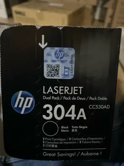 HP 304A (CC530AD) black single Laserjet Toner -free shipping, View more