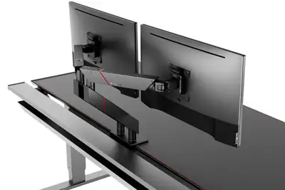 Secretlab Dual Monitor Arm + Secretlab Accessories – NEW, View more