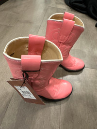 Old West Toddler Pink Cowgirl Boots