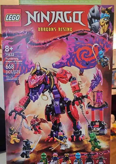 Lego Ninjago 71832 Thunderfang Dragon of Chaos New Sealed, View more