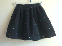 OSHKOSH Bigosh Girls 6X Embroidered VelvetChristmas Skirt