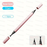 Rose Gold Dual Stylus Pen For Touch Screens