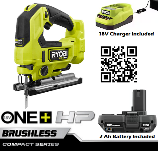 Ryobi 18V HP Brushless Jig Saw Kit With Battery & Charger | New! in Other in Oakville / Halton Region - Image 3