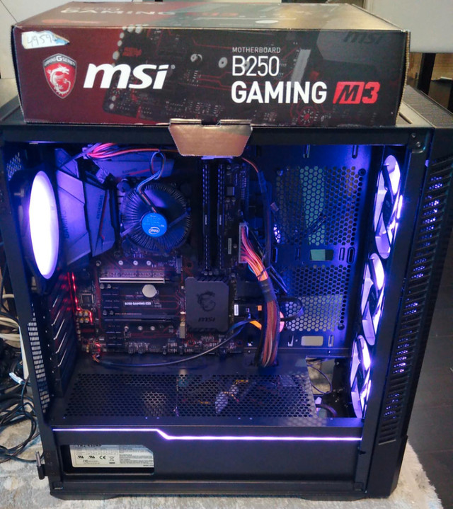 MSI B250 M3 i7-6700 16GbDDR4 MSI Velox100R ASUS Strix R9390 8Gb in General Electronics in City of Toronto