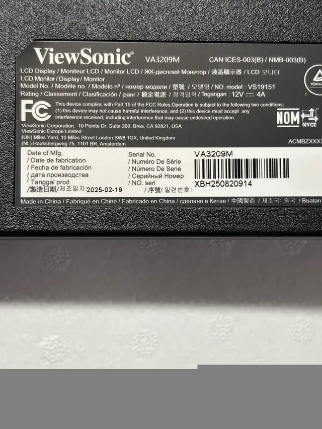 ViewSonic VA3209M 32" LED Monitor in Monitors in Cambridge - Image 6