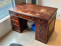 Antique Executive Desk For Sale