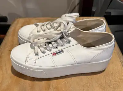 Superga Platform Shoes Men’s Sz 7 Women’s Sz 8.5, View more