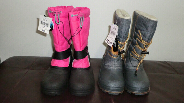 Girls Winter Boots, Size 3, NEW w/tags dans Enfants et jeunesse  à London