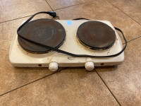 Double stove top burner 