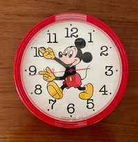 Vintage Disney Mickey Clock (Made in Japan)