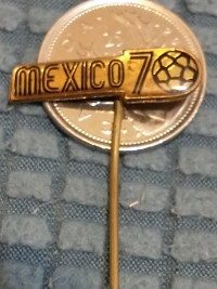 Official 1970 FIFA World Cup Mexico lapel pin