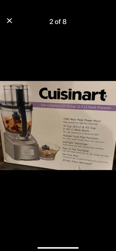Food Processor CuisinartElite Collection 2.0 14-Cup (3.5 L), View more