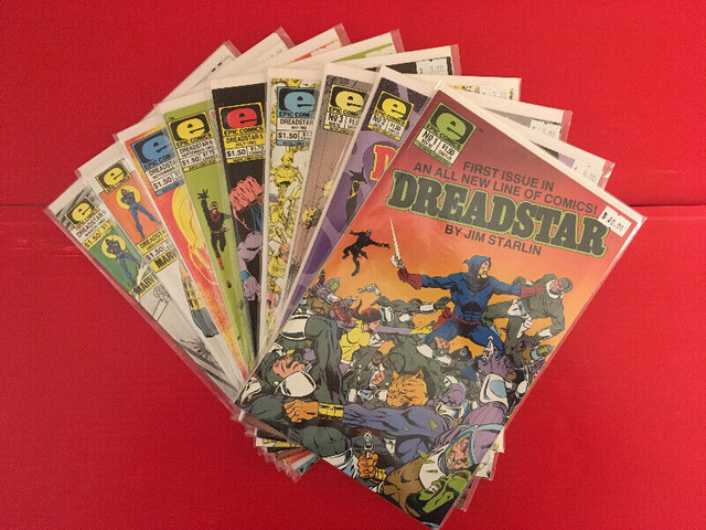 EPIC Dreadstar (1982) lot of 11 comics (1-10 inclusive) in Comics & Graphic Novels in Edmonton