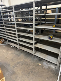 Boltless and bolted shelving available 