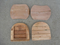 1950s Kitchen Chair Seat and Back Forms/Boards