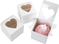 Cupcake Bakery Boxes with PVC Window