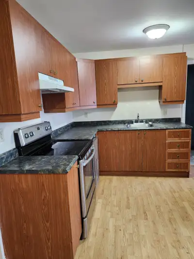 Beau 5-1/2 avec vue imprenable sur le Fleuve St-Laurent. 1200$/mois. Non chauffé, non éclairé. Espac...