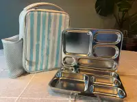 Stainless Steel Bento Box in an Insulated Bag