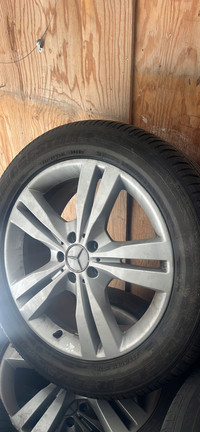 MERCEDES 19” RIMS AND ALL SEASON TIRES 