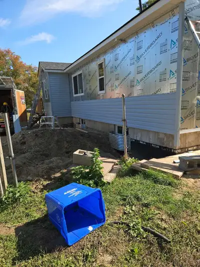 Siding eavestrough installer , View more